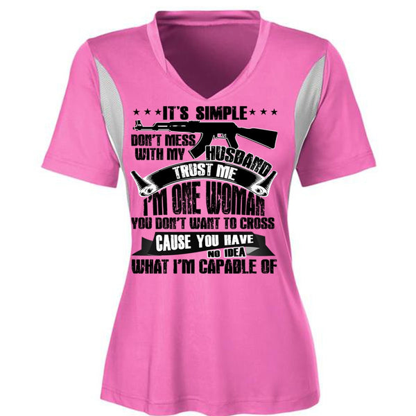 Don't Mess With My Husband T Shirt, I Love Husband T Shirt, Awesome T-Shirts