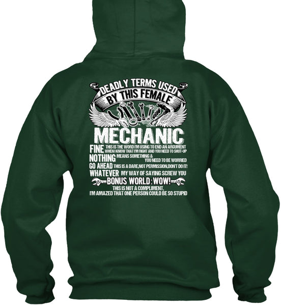 This Female Mechanic T Shirt, Being A Mechanic T Shirt