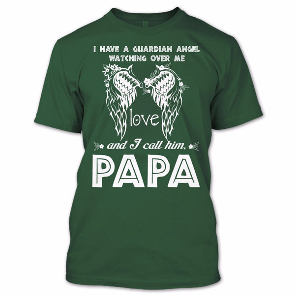 A black t-shirt with the shopify logo