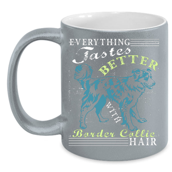 Border Collie Hair Coffee Mug, Gift For Border Collie Owner Coffee Cup