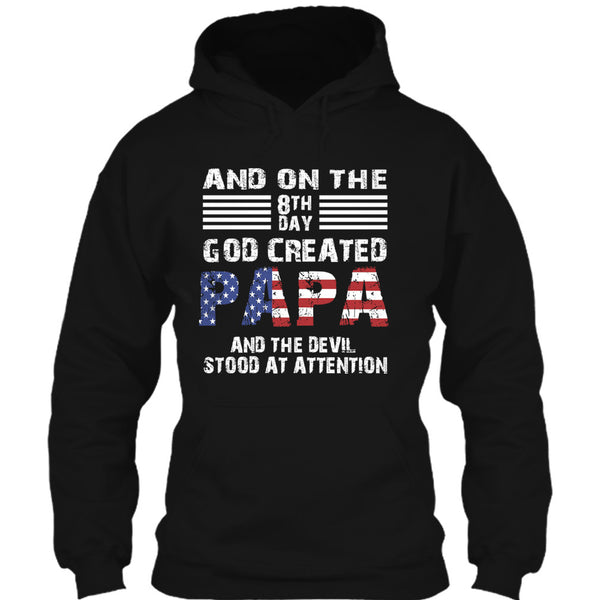 A black t-shirt with the shopify logo