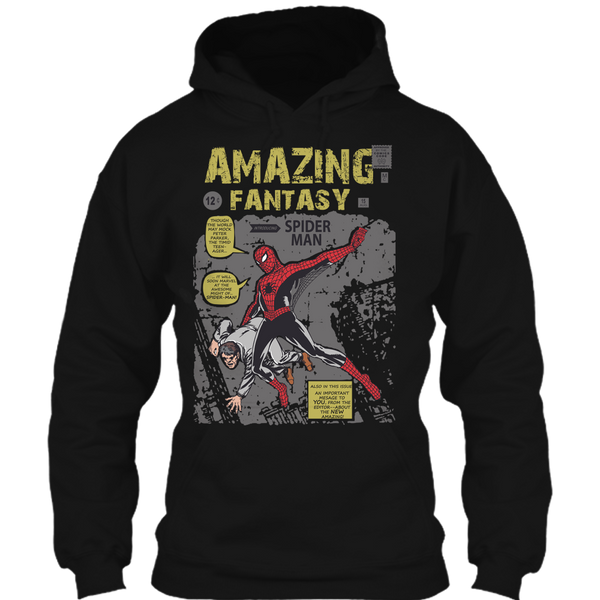 A black t-shirt with the shopify logo