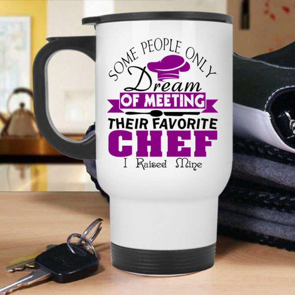 Cool Chef Travel Mug, Meeting Their Favorite Chef Mug