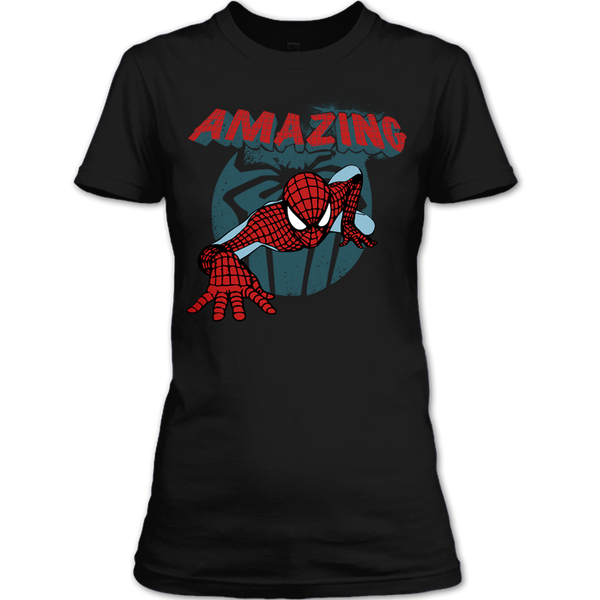 A black t-shirt with the shopify logo