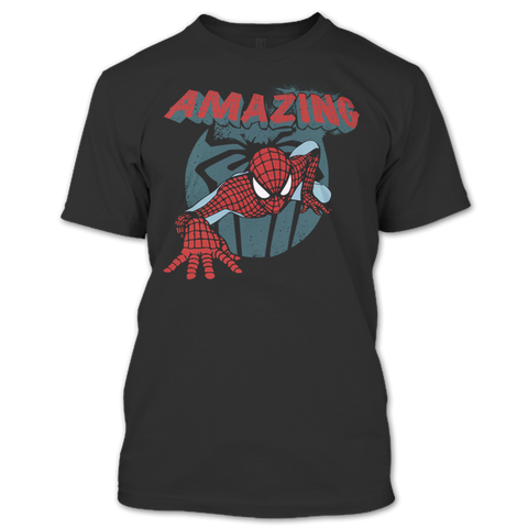 A black t-shirt with the shopify logo