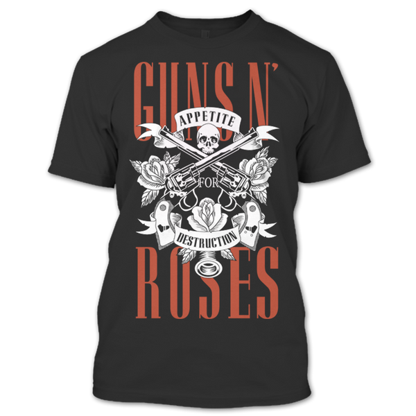 A black t-shirt with the shopify logo