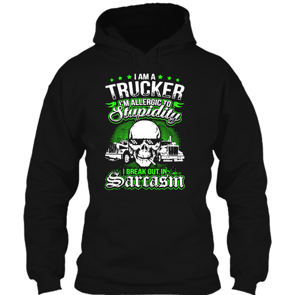 A black t-shirt with the shopify logo