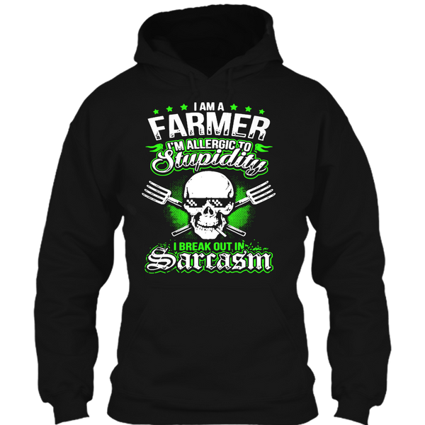 A black t-shirt with the shopify logo