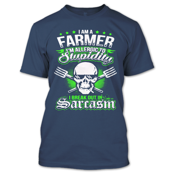 A black t-shirt with the shopify logo