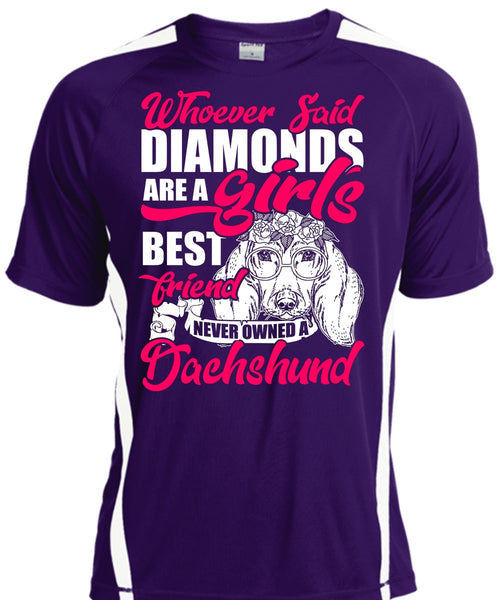 Never Owned A Dachshund T Shirt, Girl's Best Friend T Shirt, Cool Shirt