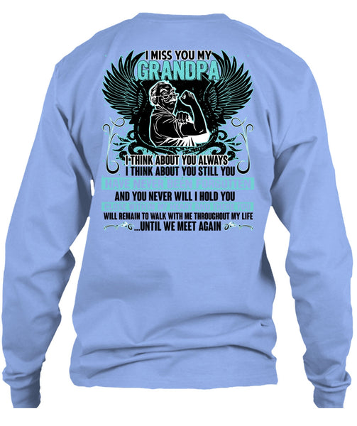 I Miss You My Grandpa T Shirt, I Love Grandpa T Shirt