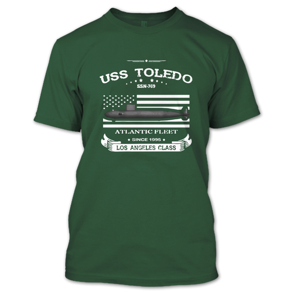 A black t-shirt with the shopify logo