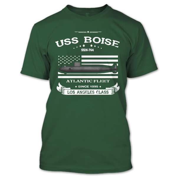 A black t-shirt with the shopify logo