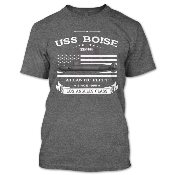 A black t-shirt with the shopify logo