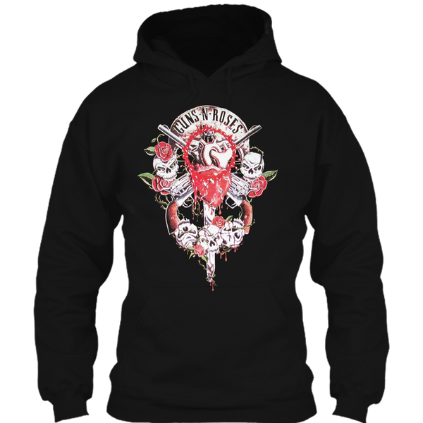 A black t-shirt with the shopify logo