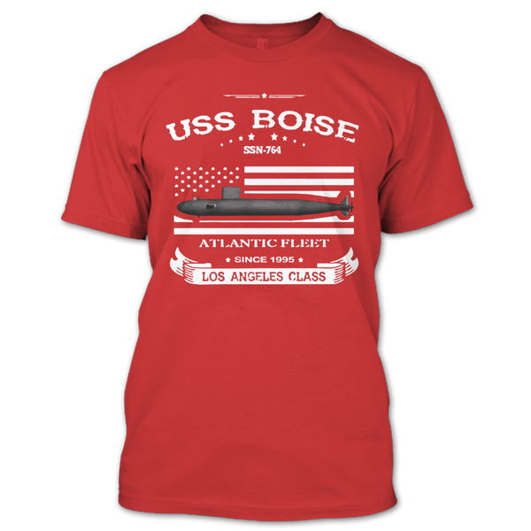 A black t-shirt with the shopify logo