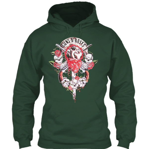 A black t-shirt with the shopify logo