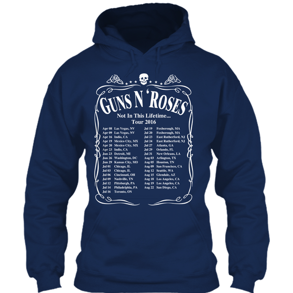 A black t-shirt with the shopify logo