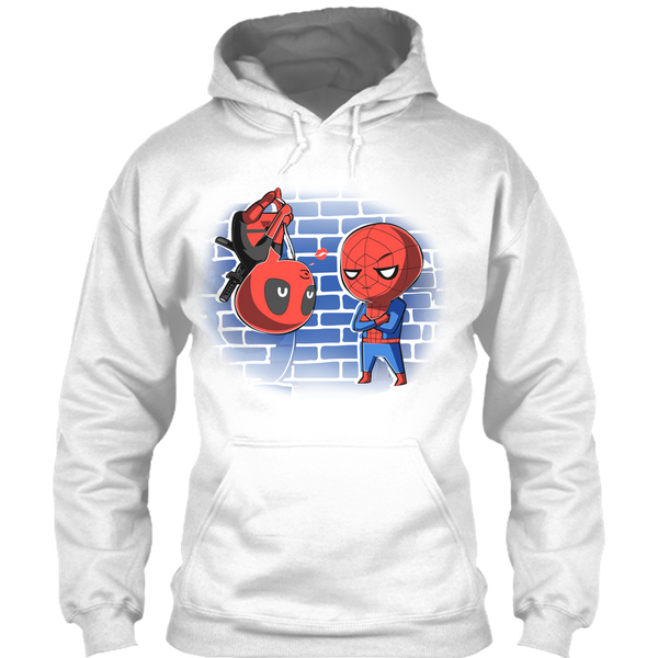 A black t-shirt with the shopify logo