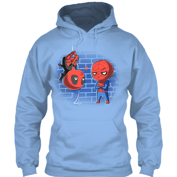 A black t-shirt with the shopify logo