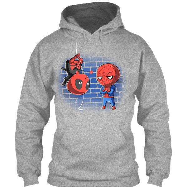 A black t-shirt with the shopify logo