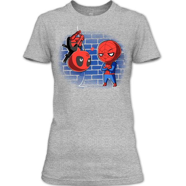 A black t-shirt with the shopify logo