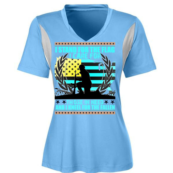 I Stand For The Flag T Shirt, I Kneel For The Fallen T Shirt