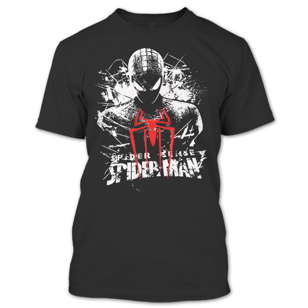 A black t-shirt with the shopify logo