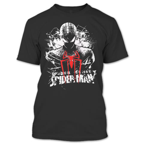 A black t-shirt with the shopify logo