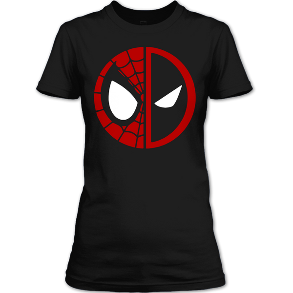 A black t-shirt with the shopify logo