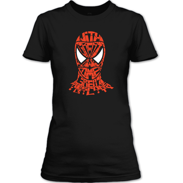 A black t-shirt with the shopify logo