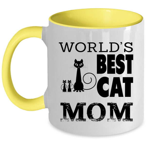 World's Best Cat Mom Mug, I Love My Cats Cup