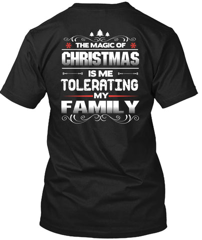 A black t-shirt with the shopify logo