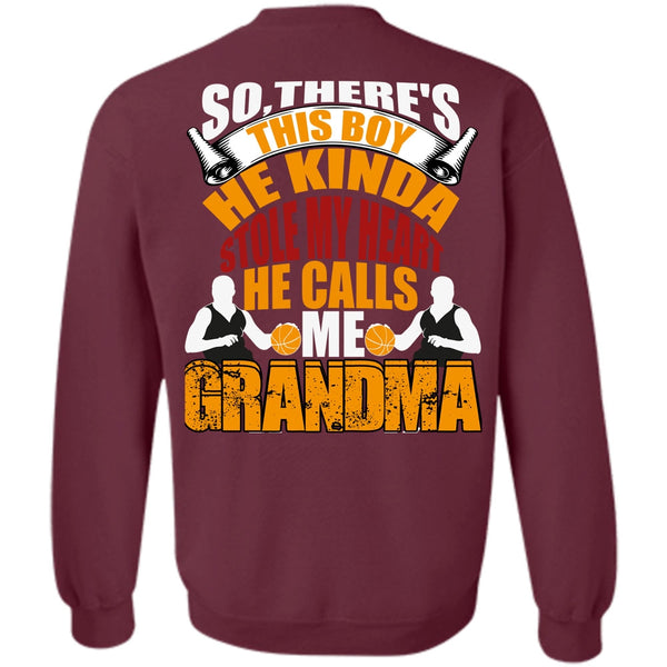 He Calls Me Grandma T Shirt, I Love Basketball Sweatshirt