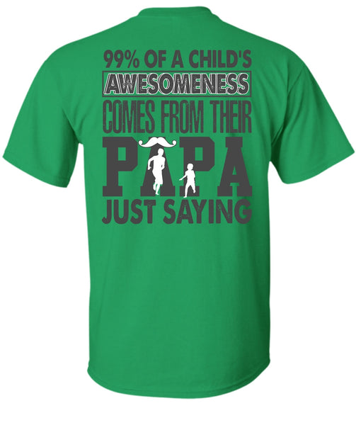 Their Papa Just Saying T Shirt, I Love Dad T Shirt