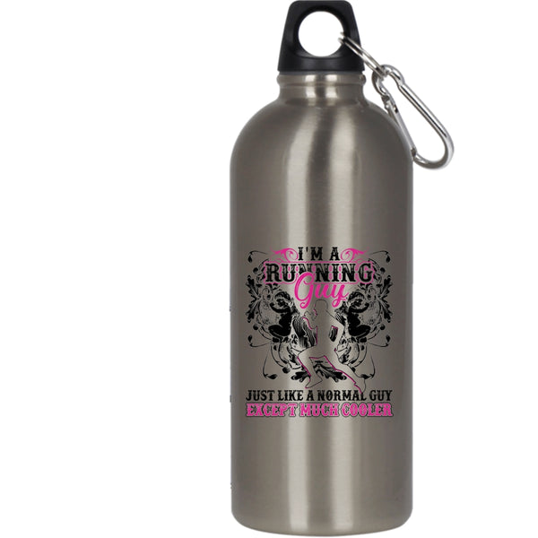 I'm A Running Guy 20 oz Stainless Steel Bottle,Cool Gift For Running Guy Outdoor Sports Water Bottle