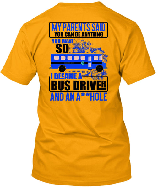 I Became A Bus Driver T Shirt, I Love Bus T Shirt