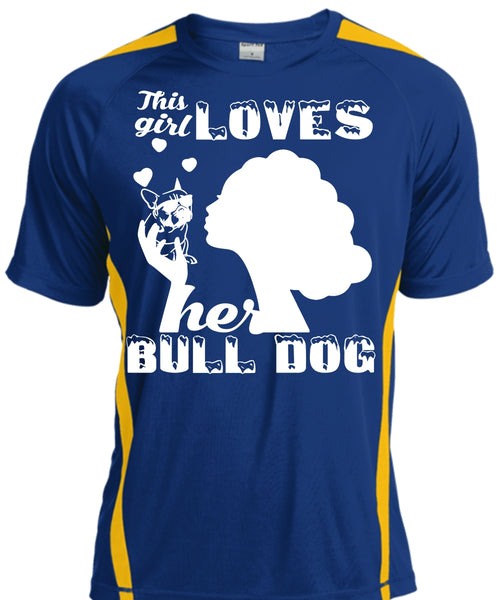 This Girl Loves Her Bulldog T Shirt, I Love Dog T Shirt, My Pets T Shirt