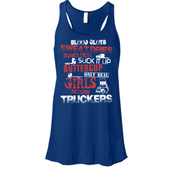 Only Rel Girls Become Truckers T Shirt, Coolest Trucker T Shirt, Cool T Shirt