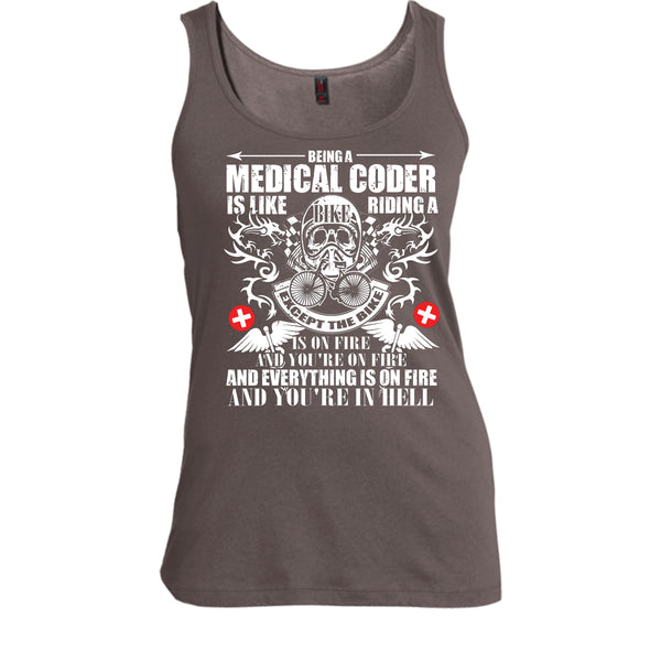 Being A Medical Coder T Shirt, Like Riding A Bike T Shirt, Cool T Shirt