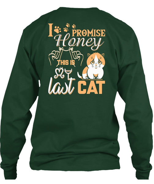 I Promise Honey This Is My Last Cat T Shirt, My Favorite T Shirt