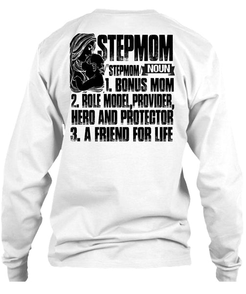 Step Mom T Shirt, I Love Mom T Shirt