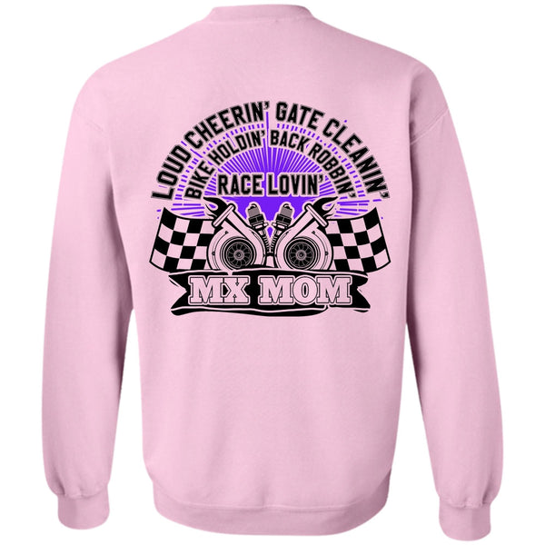 Being A Biker T Shirt, Race Loving MX Mom Sweatshirt