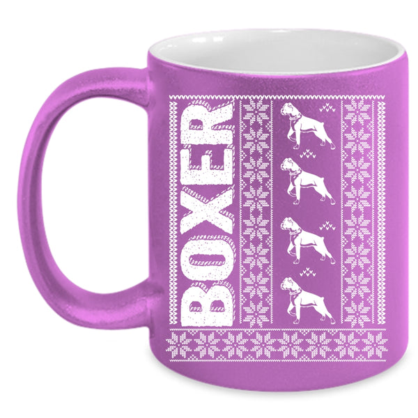 Cute Boxer Coffee Mug, Christmas Gift For Daughter Coffee Cup