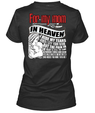 A black t-shirt with the shopify logo