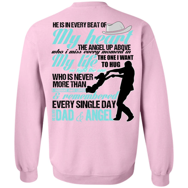 I Love Dad T Shirt, He Is My Dad And Angel Sweatshirt