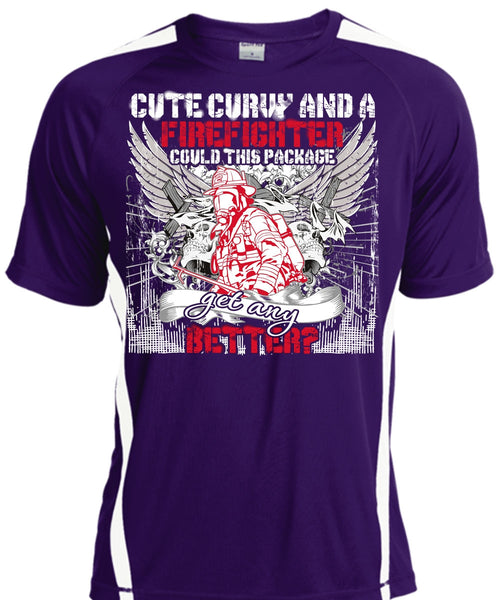 Cute Curvy And A Firefighter T Shirt, Being A Firefighter T Shirt, Cool Shirt
