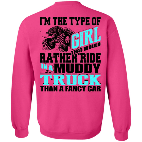 I Love Jeep T Shirt, Ride In A Muddy Truck Sweatshirt