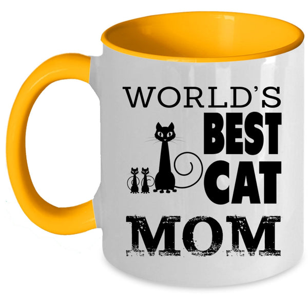 Cute Softball Mom Coffee Mug, This Softball Mom Loves Her Softball Girl Accent Mug