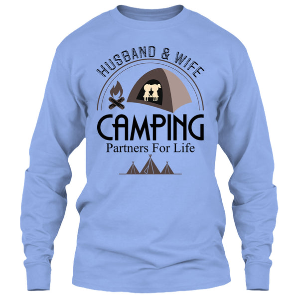 Husband & Wife T Shirt, Coolest Camping Couple T Shirt